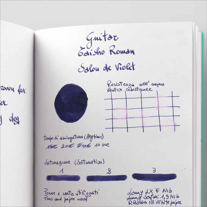 Guitar Taisho Roman Salon de Violet Ink Bottle 40 ml