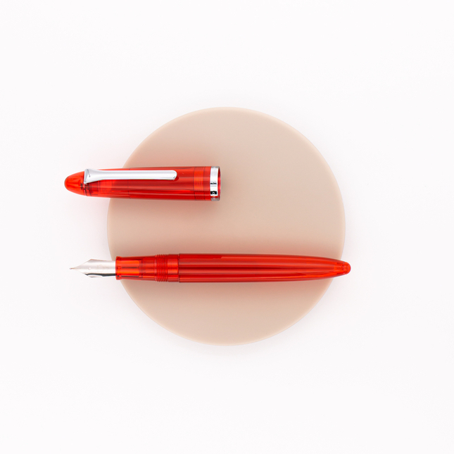 Sailor 1911 Compass Fountain Pen Transparent Red