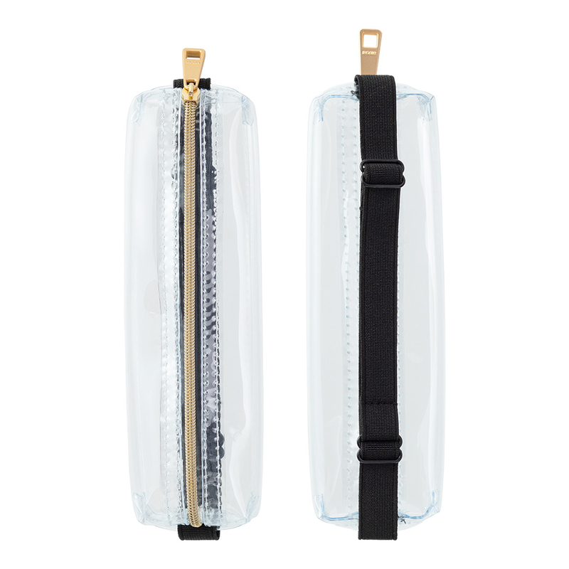 Midori Book Band Pen Case Clear