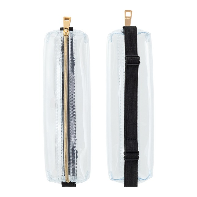 Midori Book Band Pen Case Clear