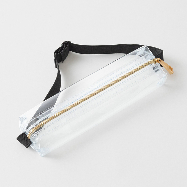 Midori Book Band Pen Case Clear