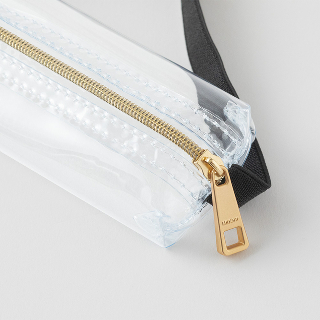 Midori Book Band Pen Case Clear