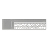 Midori Clip Ruler Stencil Silver