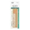 Midori Clip Ruler Segnalibro con Normografo Rame