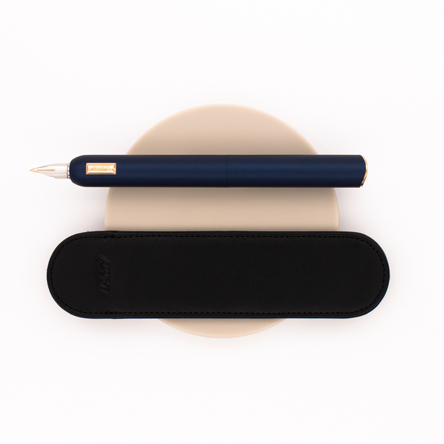 Lamy Dialog CC Penna Stilografica Dark Blue & Oro Rosa