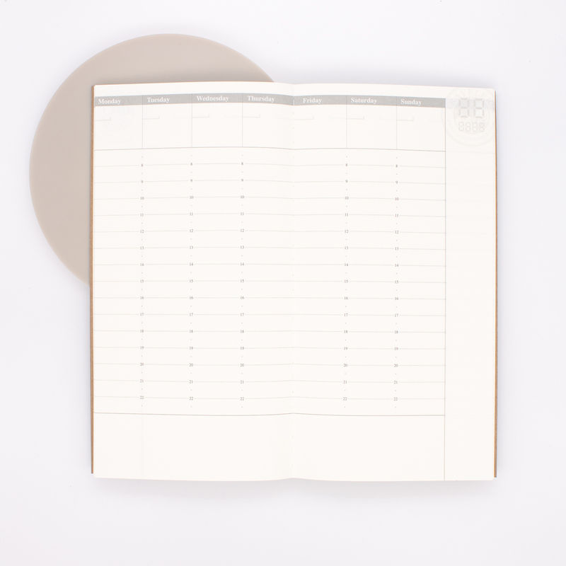 Traveler's Notebook Refill 018 Regular Size Agenda Settimanale Libera Verticale Traveler's Notebook Refill 018 Regular Size Agenda Settimanale Libera Verticale