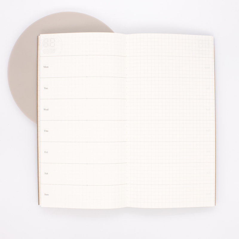 Traveler's Notebook Refill 019 Regular Size Free Diary Weekly+Memo