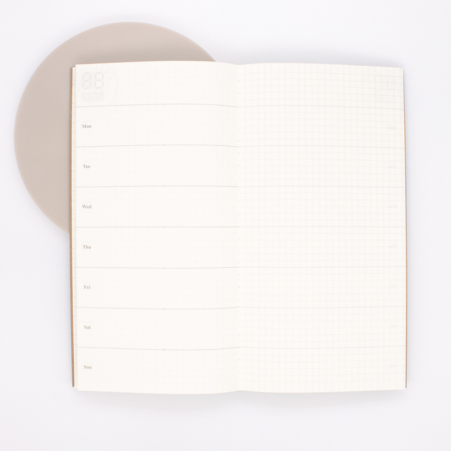 Traveler's Notebook Refill 019 Regular Size Free Diary Weekly+Memo