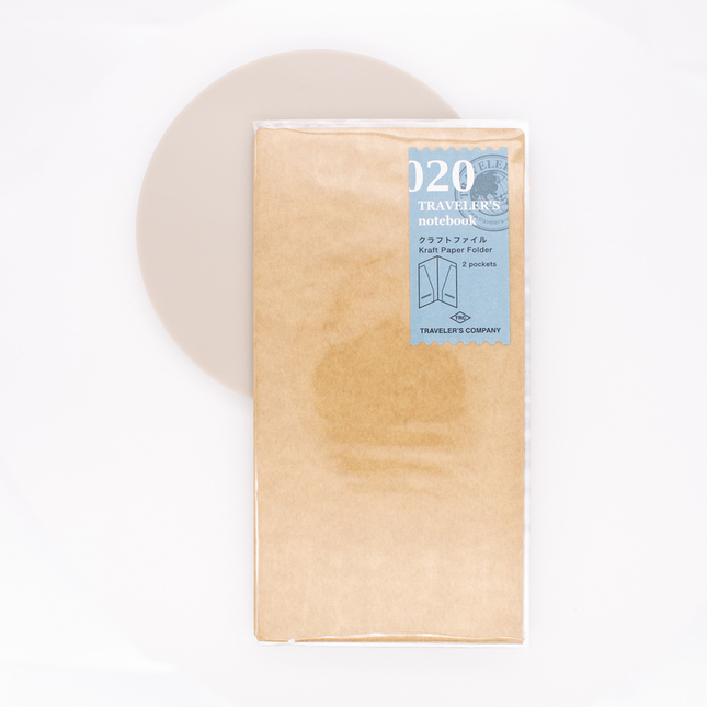 Traveler's Notebook Refill 020 Regular Size Kraft Paper Folder