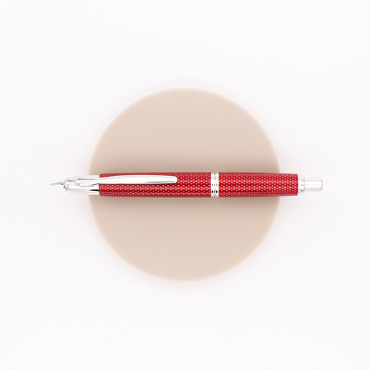 Pilot Capless Penna Stilografica Carbonesque Rossa