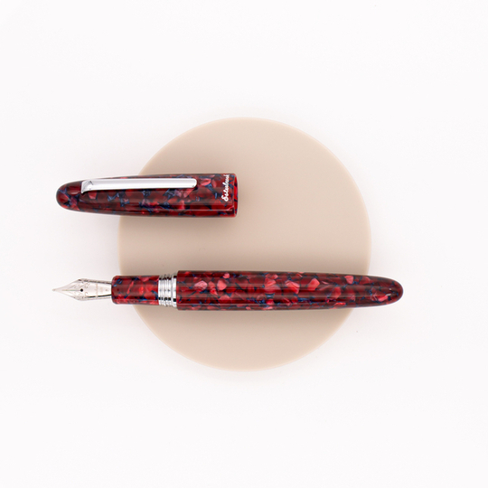 Esterbrook Estie Oversized Fountain Pen Scarlet & Rhodium