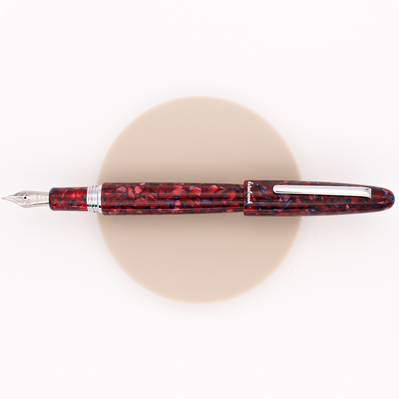 Esterbrook Estie Oversized Fountain Pen Scarlet & Rhodium