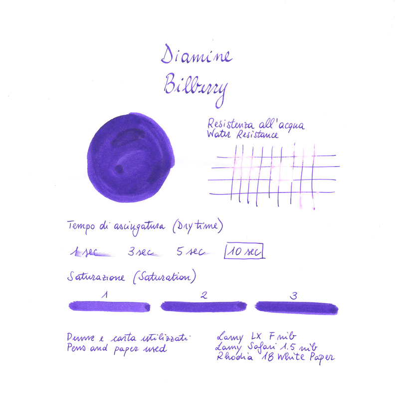 Diamine Bilberry Ink Bottle 80 ml