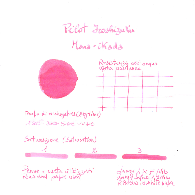 Pilot Iroshizuku Mini Hana-Ikada Inchiostro 15 ml