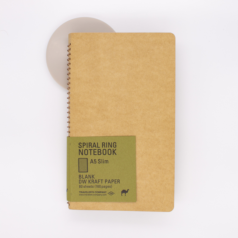 Traveler's Company Spiral Ring Notebook A5 Slim Carta Kraft