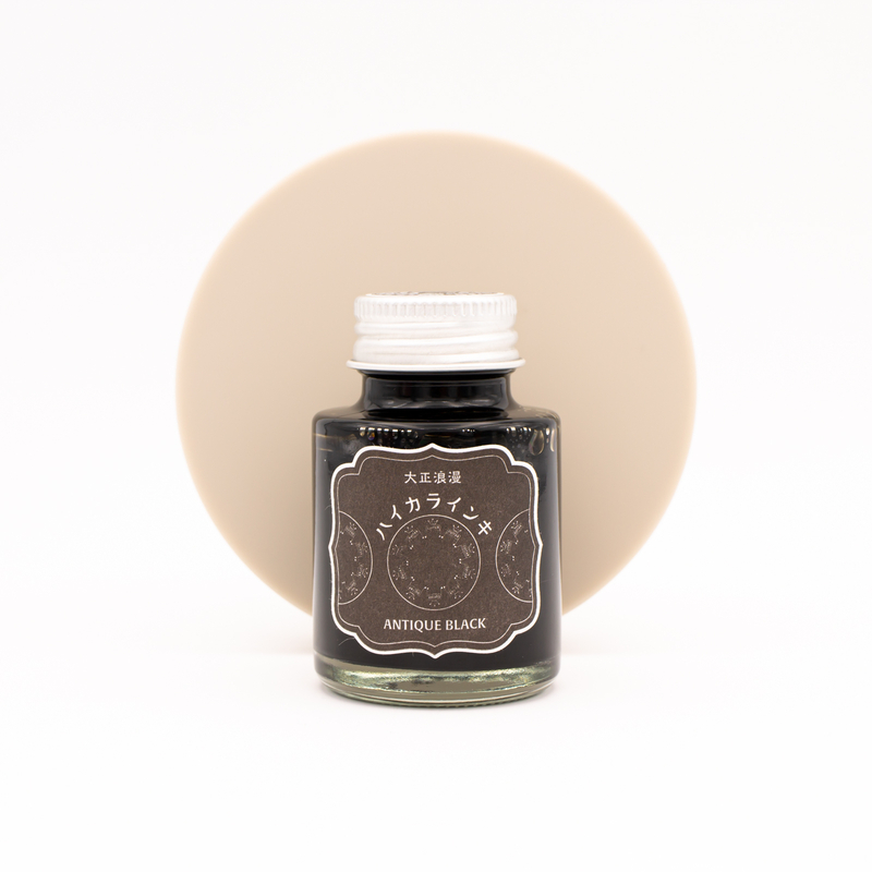 Guitar Taisho Roman Antique Black Ink Bottle 40 ml