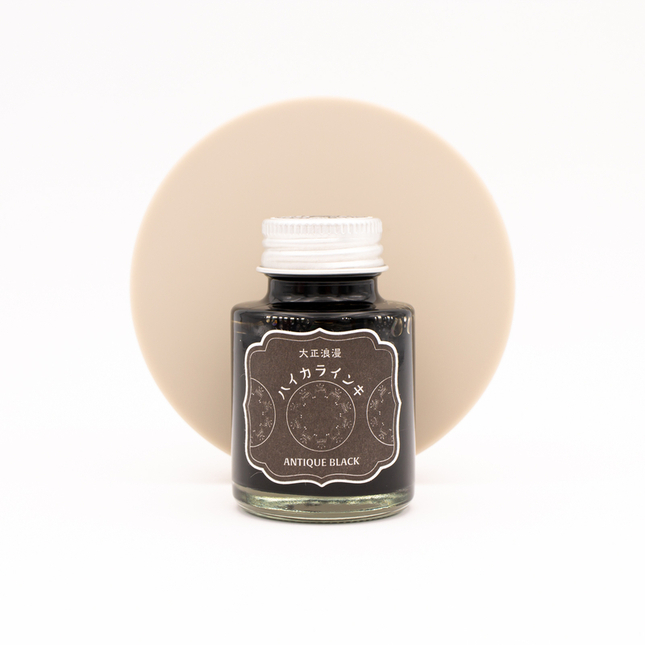 Guitar Taisho Roman Antique Black Ink Bottle 40 ml