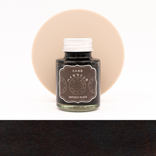 Guitar Taisho Roman Antique Black Ink Bottle 40 ml