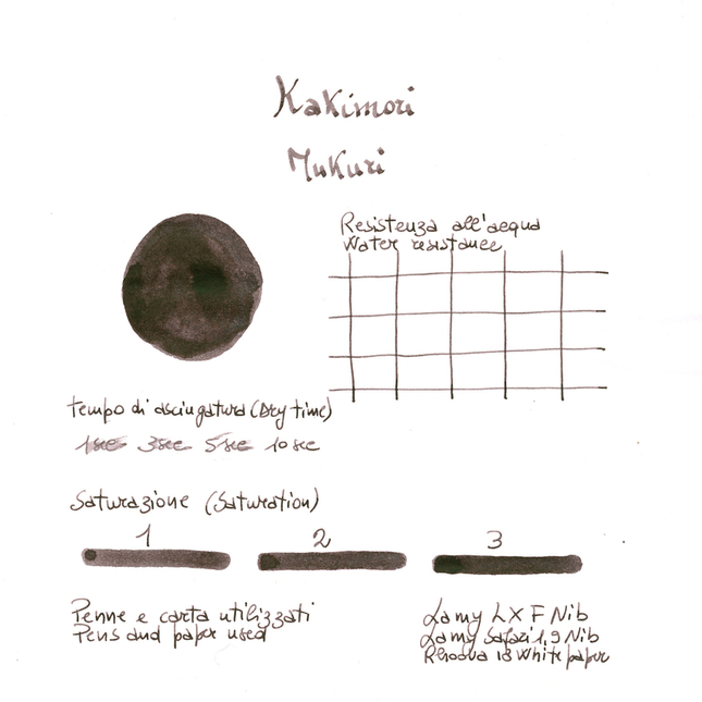 Kakimori 09 Mukuri Ink Bottle 35 ml