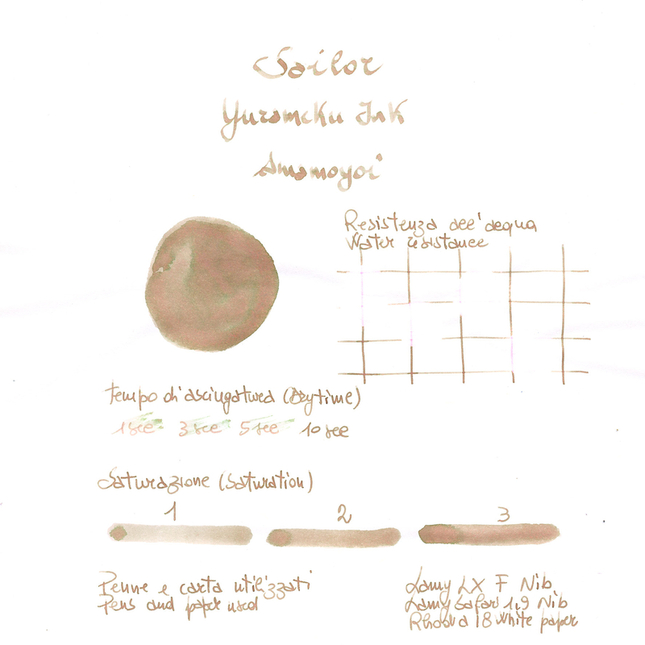 Sailor Yurameku Amamoyoi Ink Bottle 20 ml