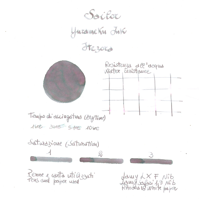 Sailor Yurameku Itezora Inchiostro 20 ml