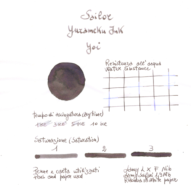 Sailor Yurameku Yoi Inchiostro 20 ml