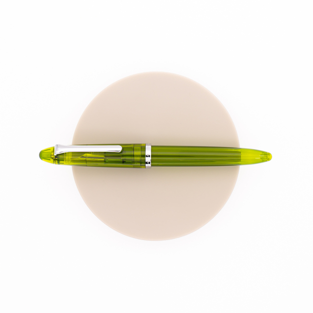 Sailor 1911 Compass Fountain Pen Transparent Yellow Green