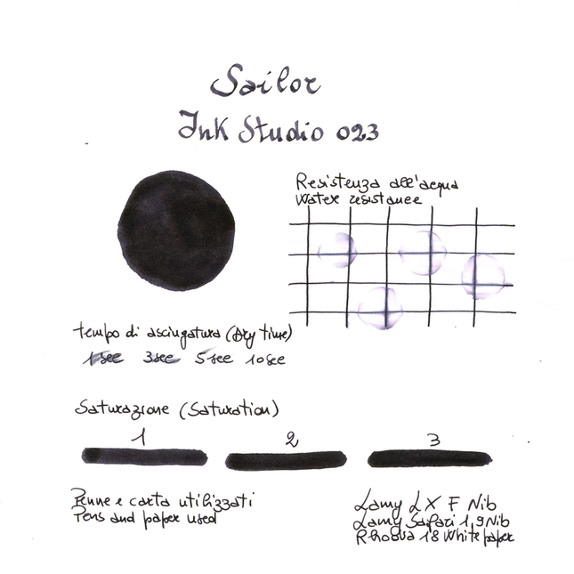 Sailor Ink Studio 023 Inchiostro 20 ml