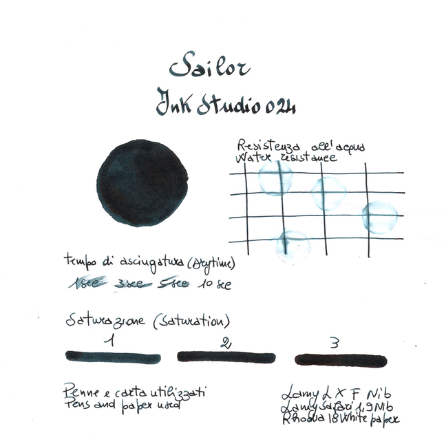 Sailor Ink Studio 024 Inchiostro 20 ml