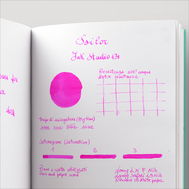 Sailor Ink Studio 131 Inchiostro 20 ml