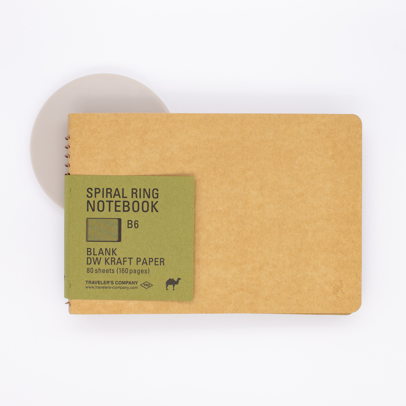 Traveler's Company Spiral Ring Notebook B6 Carta Kraft Traveler's Company Spiral Ring Notebook B6 Carta Kraft