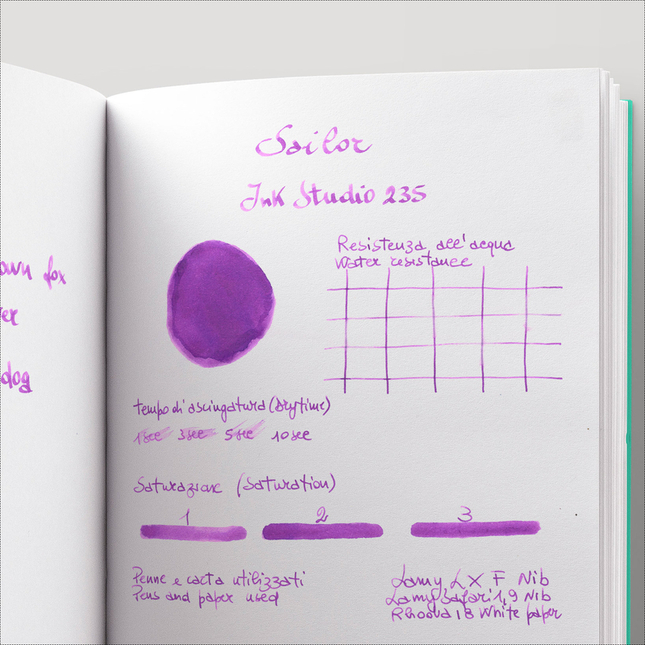 Sailor Ink Studio 235 Inchiostro 20 ml