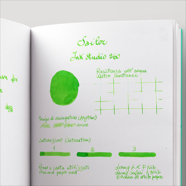 Sailor Ink Studio 260 Inchiostro 20 ml