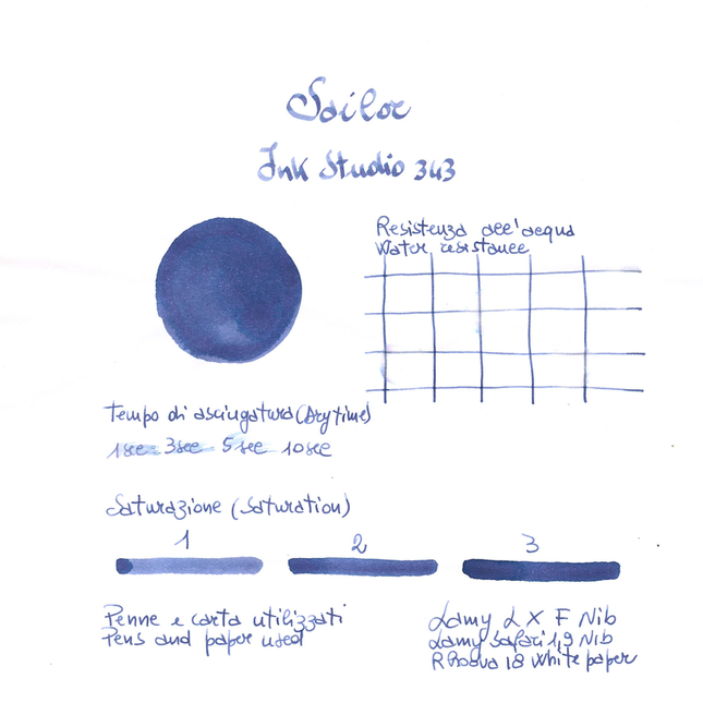 Sailor Ink Studio 343 Inchiostro 20 ml