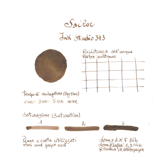 Sailor Ink Studio 373 Inchiostro 20 ml