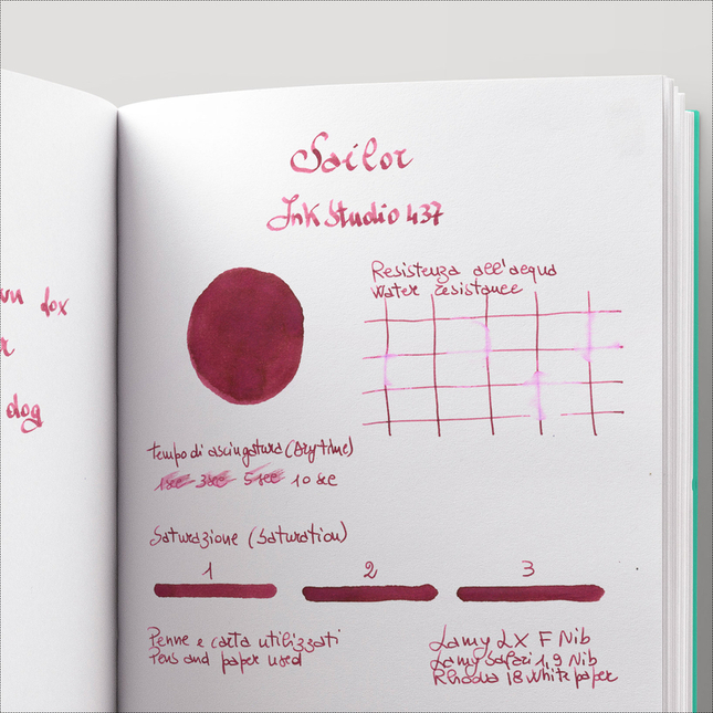 Sailor Ink Studio 437 Inchiostro 20 ml