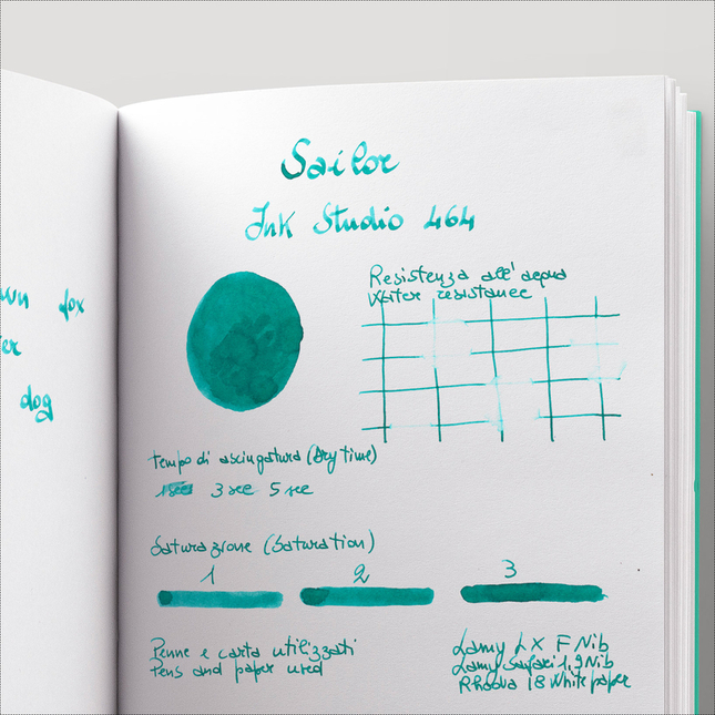 Sailor Ink Studio 464 Inchiostro 20 ml