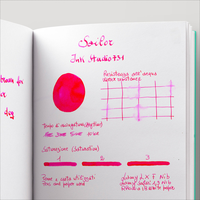 Sailor Ink Studio 731 Inchiostro 20 ml