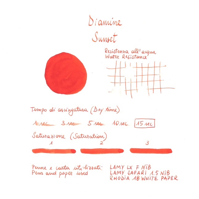 Diamine Sunset Inchiostro 30 ml