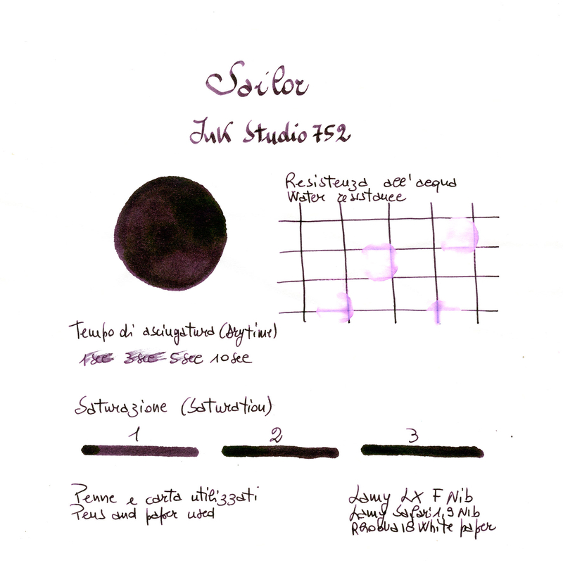 Sailor Ink Studio 752 Ink Bottle 20 ml