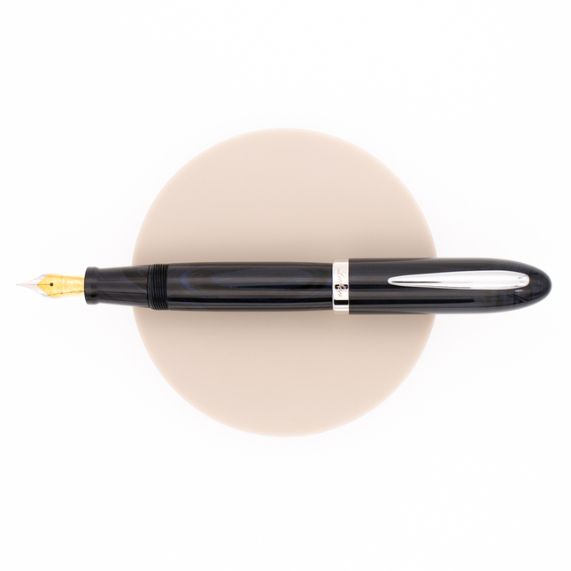 Laban Mento Ebonite Fountain Pen Dark Blue