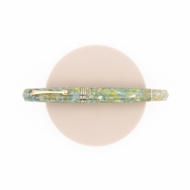 Leonardo Officina Italiana Momento Zero Fountain Pen Jade & Gold