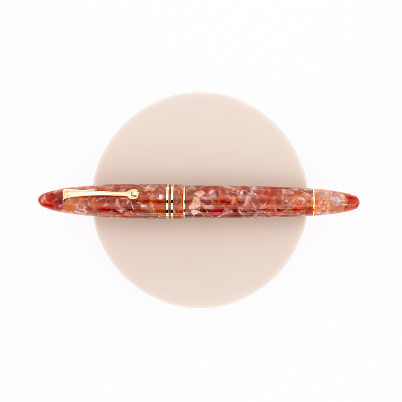 Leonardo Officina Italiana Furore Fountain Pen Ginger & Gold Leonardo Officina Italiana Furore Fountain Pen Ginger & Gold