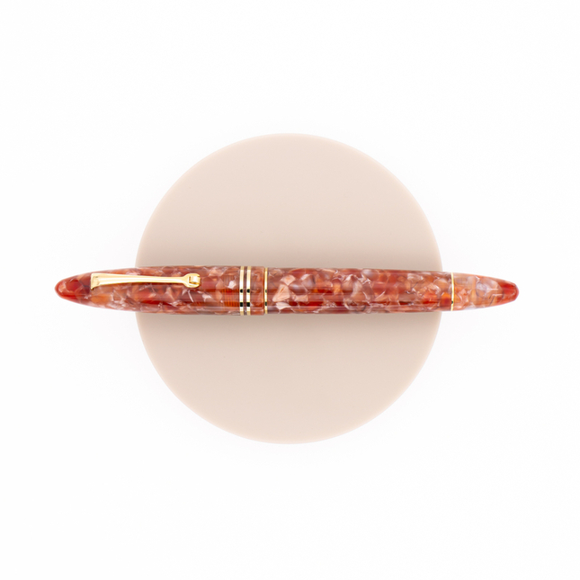 Leonardo Officina Italiana Furore Penna Stilografica Zenzero & Oro
