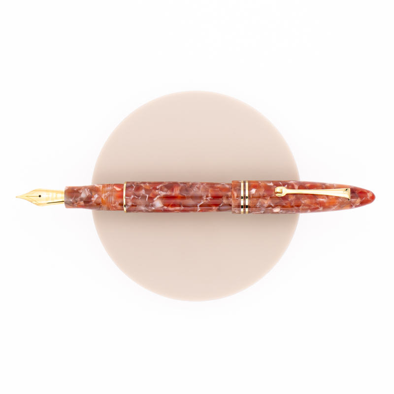 Leonardo Officina Italiana Furore Fountain Pen Ginger & Gold Leonardo Officina Italiana Furore Fountain Pen Ginger & Gold