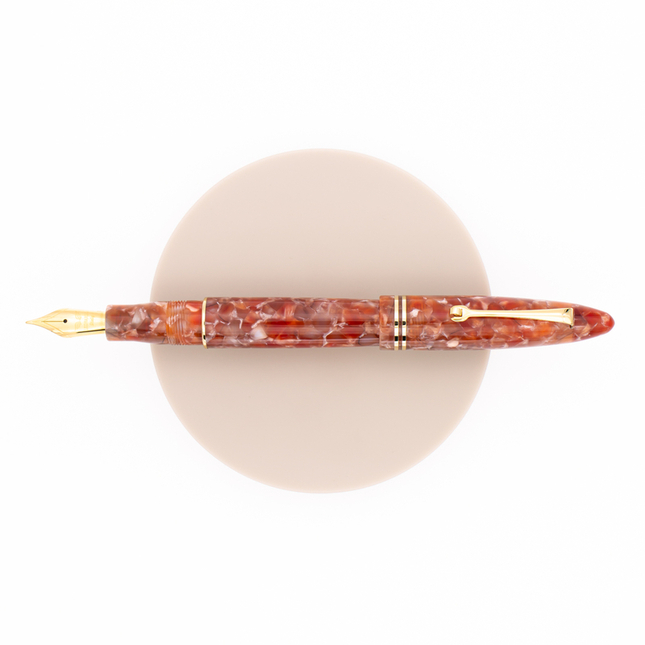 Leonardo Officina Italiana Furore Penna Stilografica Zenzero & Oro