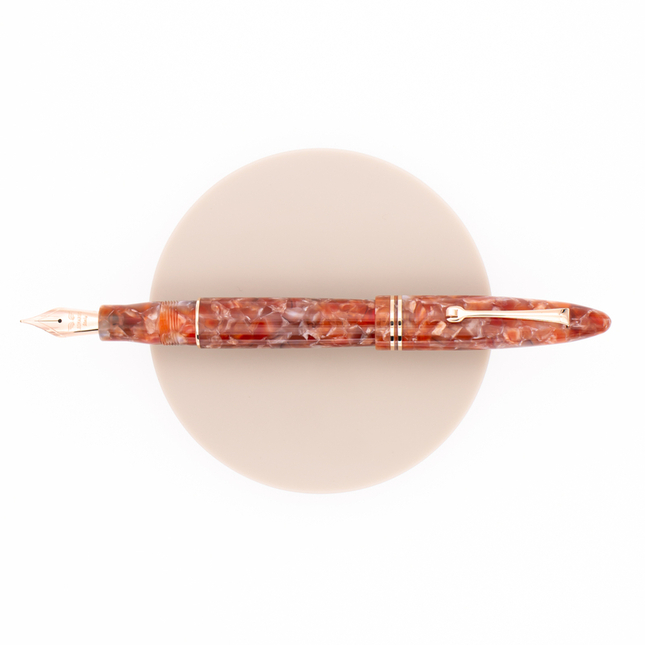 Leonardo Officina Italiana Furore Penna Stilografica Zenzero & Oro Rosa