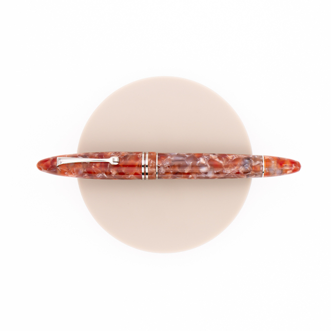 Leonardo Officina Italiana Furore Fountain Pen Ginger & Rhodium