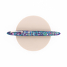 Leonardo Officina Italiana Furore Fountain Pen Aquapetra & Rhodium Leonardo Officina Italiana Furore Fountain Pen Aquapetra & Rhodium