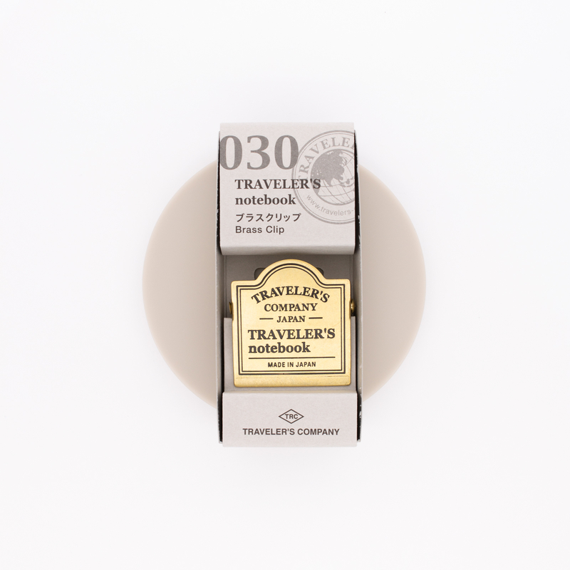 Traveler's Notebook Refill 030 Brass Clip TRC Logo